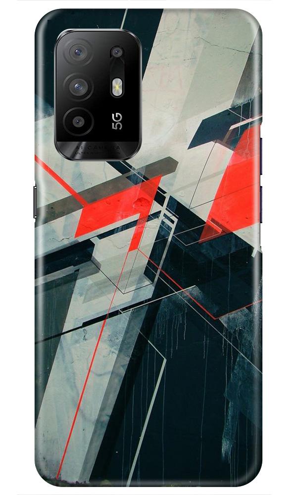 Modern Art Mobile Back Case for Oppo F19 Pro Plus (Design - 231) Modern Art Case for Oppo F19 Pro Plus (Design No. 231)