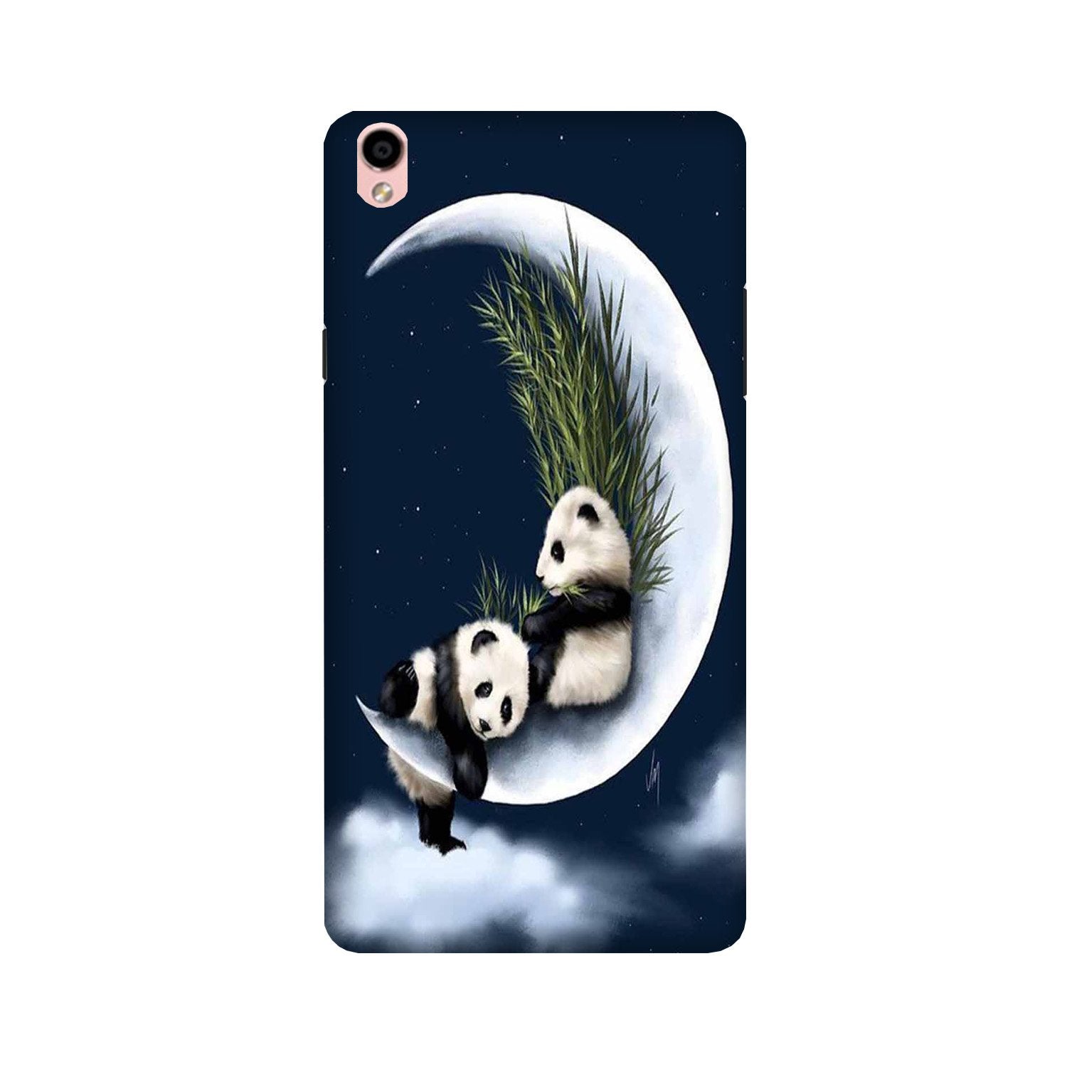 Panda Moon Mobile Back Case for Oppo F1 Plus (Design - 318) Panda Moon Mobile Back Case for Oppo F1 Plus (Design - 318)