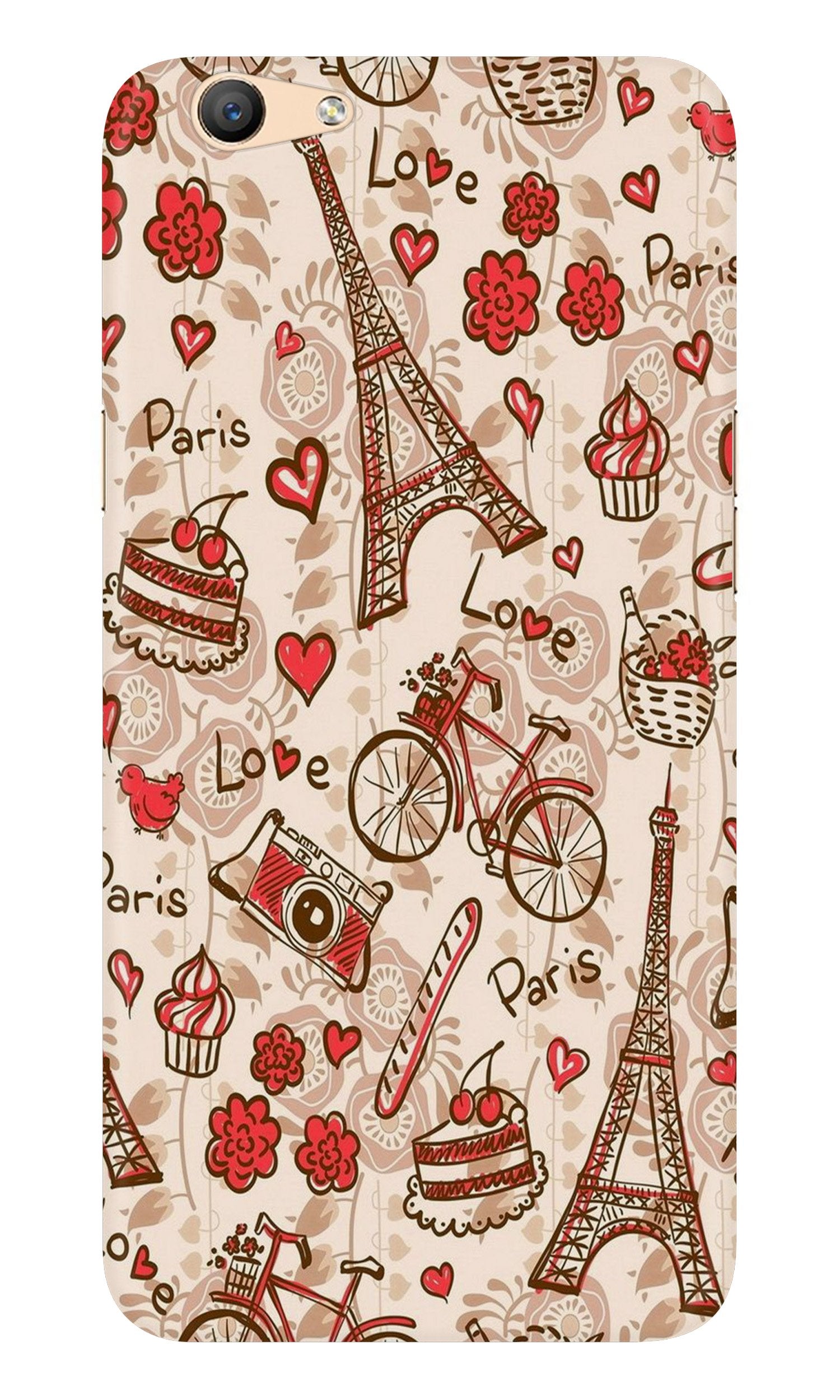 Love Paris Case for Vivo Y66/ Y66L (Design - 103) Love Paris Case for Vivo Y66/ Y66L (Design - 103)
