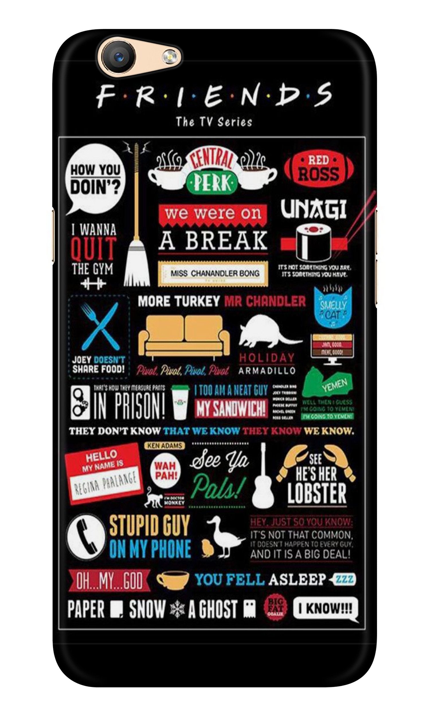 Friends Case for Oppo F1s (Design - 145) Friends Case for Oppo F1s (Design - 145)