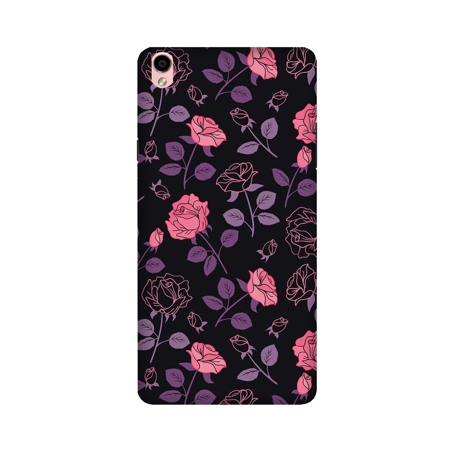 Rose Black Background Case for Oppo F1 Plus Rose Black Background Case for Oppo F1 Plus