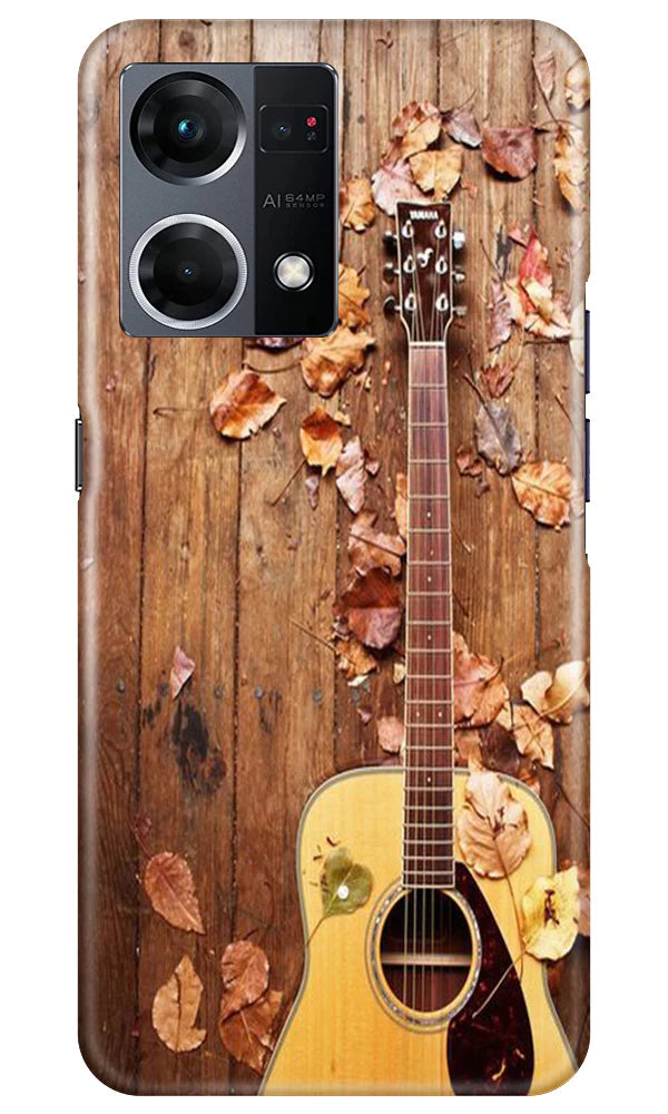 Guitar Mobile Back Case for Oppo F21 Pro 4G (Design - 43) Guitar Case for Oppo F21 Pro 4G