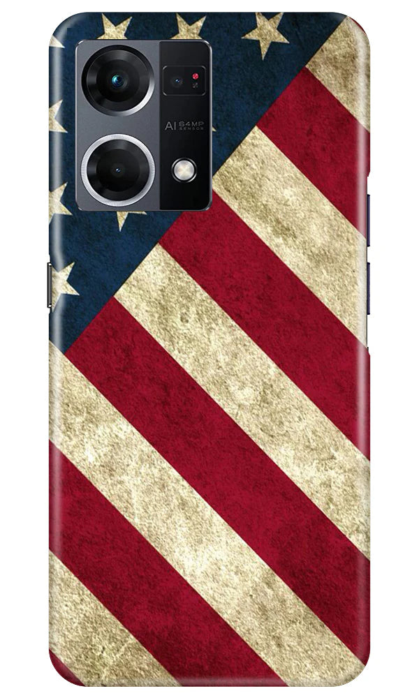 America Mobile Back Case for Oppo F21 Pro 4G (Design - 79) America Case for Oppo F21 Pro 4G