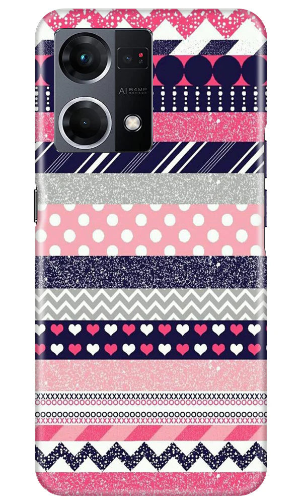 Pattern3 Mobile Back Case for Oppo F21 Pro 4G (Design - 90) Pattern3 Case for Oppo F21 Pro 4G