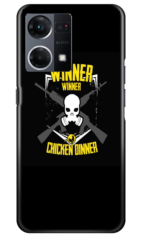 Winner Winner Chicken Dinner Mobile Back Case for Oppo F21 Pro 4G (Design - 147) Winner Winner Chicken Dinner Case for Oppo F21 Pro 4G (Design - 147)