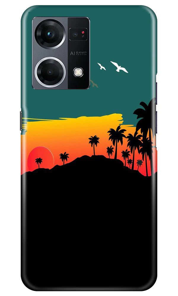 Sky Trees Mobile Back Case for Oppo F21 Pro 4G (Design - 160) Sky Trees Case for Oppo F21 Pro 4G (Design - 160)