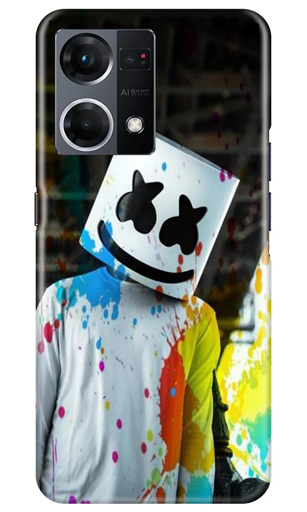 Marsh Mellow Mobile Back Case for Oppo F21 Pro 4G (Design - 189) Marsh Mellow Case for Oppo F21 Pro 4G (Design No. 189)
