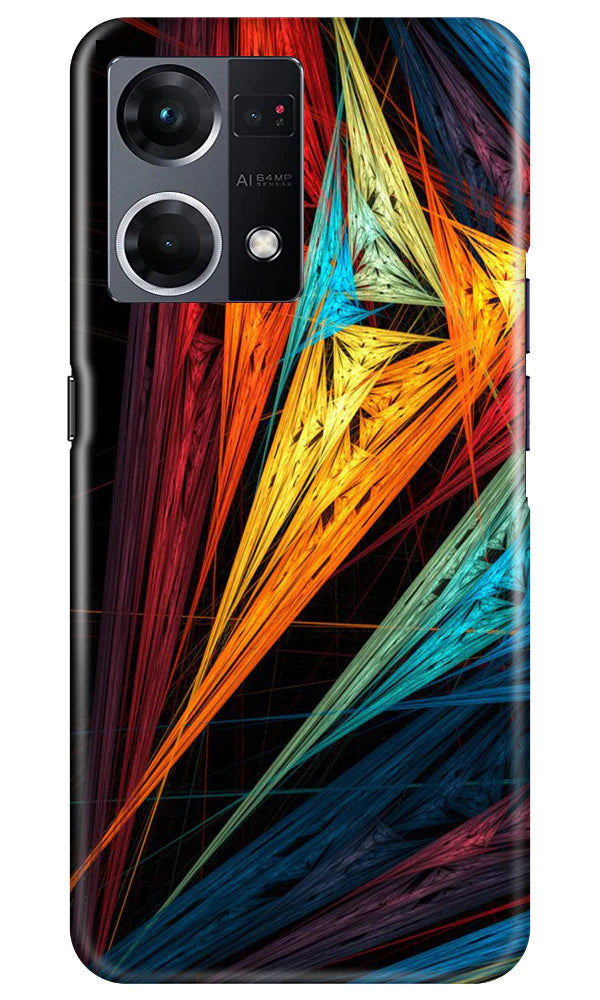 Modern Art Mobile Back Case for Oppo F21 Pro 4G (Design - 198) Modern Art Case for Oppo F21 Pro 4G (Design No. 198)