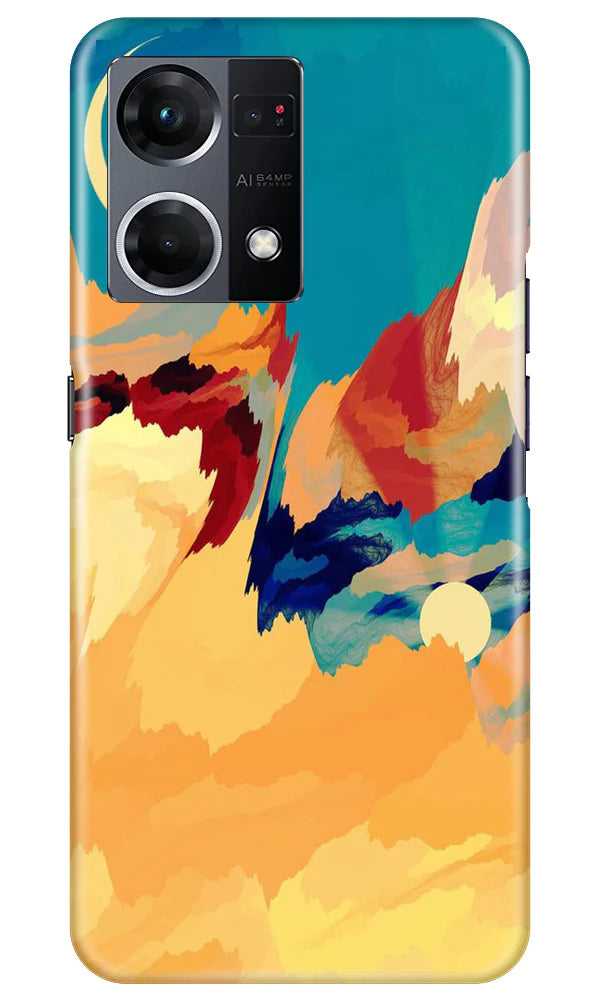 Modern Art Mobile Back Case for Oppo F21 Pro 4G (Design - 205) Modern Art Case for Oppo F21 Pro 4G (Design No. 205)