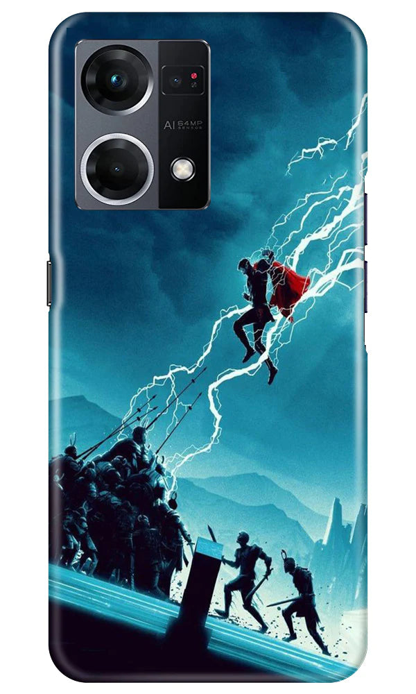 Thor Avengers Mobile Back Case for Oppo F21 Pro 4G (Design - 212) Thor Avengers Case for Oppo F21 Pro 4G (Design No. 212)