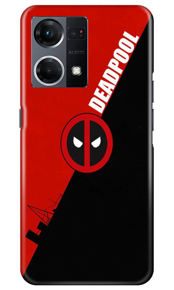 Deadpool Mobile Back Case for Oppo F21 Pro 4G (Design - 217) Deadpool Case for Oppo F21 Pro 4G (Design No. 217)
