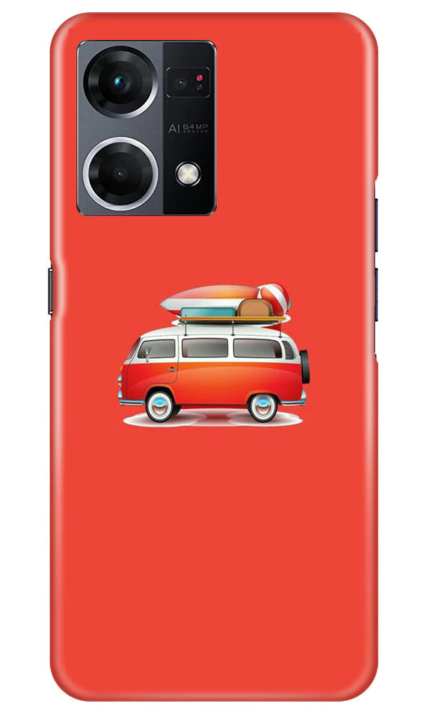 Travel Bus Mobile Back Case for Oppo F21 Pro 4G (Design - 227) Travel Bus Case for Oppo F21 Pro 4G (Design No. 227)