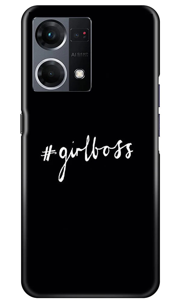 #GirlBoss Mobile Back Case for Oppo F21 Pro 4G (Design - 235) #GirlBoss Case for Oppo F21 Pro 4G (Design No. 235)