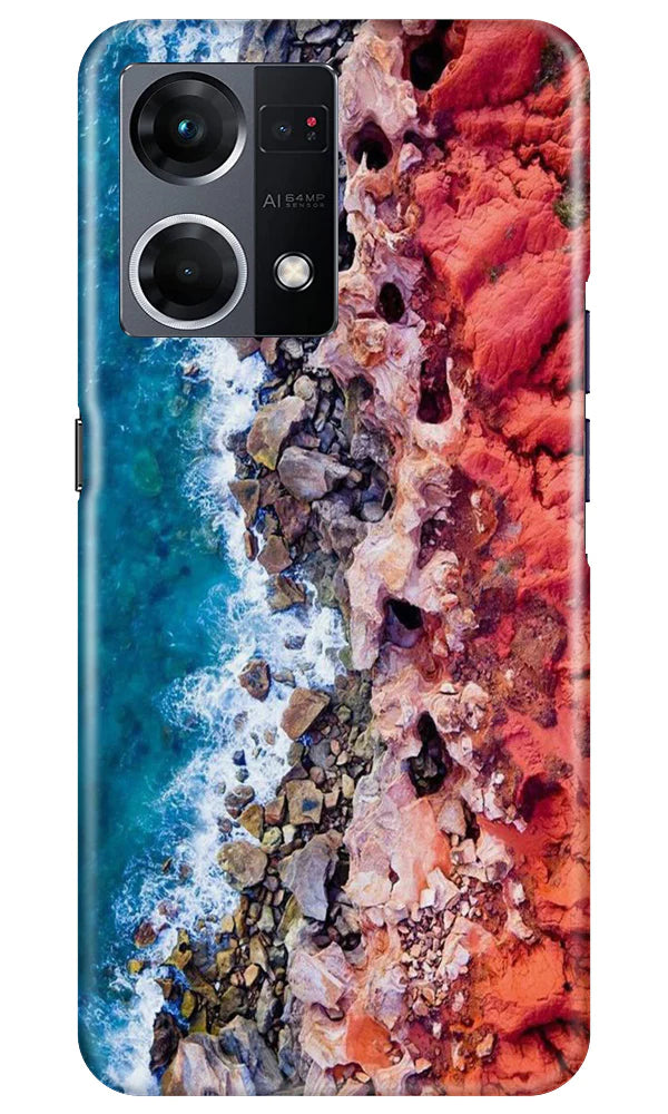 Sea Shore Mobile Back Case for Oppo F21 Pro 4G (Design - 242) Sea Shore Case for Oppo F21 Pro 4G (Design No. 242)