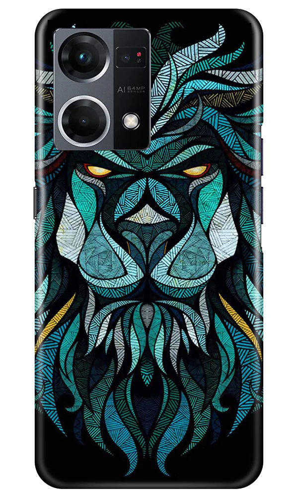 Lion Mobile Back Case for Oppo F21 Pro 4G (Design - 276) Lion Mobile Back Case for Oppo F21 Pro 4G (Design - 276)