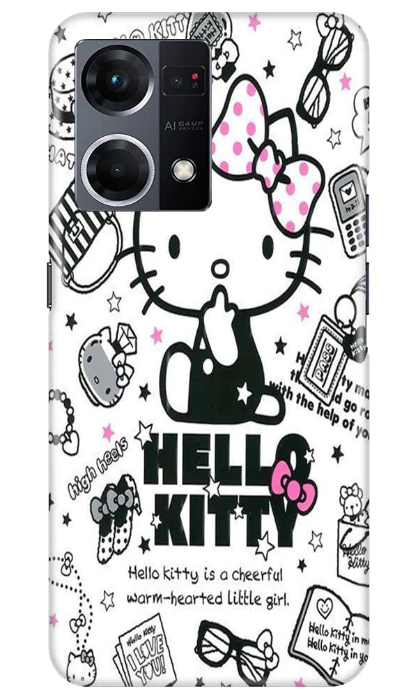 Hello Kitty Mobile Back Case for Oppo F21 Pro 4G (Design - 320) Hello Kitty Mobile Back Case for Oppo F21 Pro 4G (Design - 320)