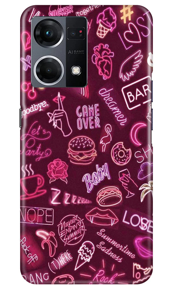 Party Theme Mobile Back Case for Oppo F21 Pro 4G (Design - 350) Party Theme Mobile Back Case for Oppo F21 Pro 4G (Design - 350)