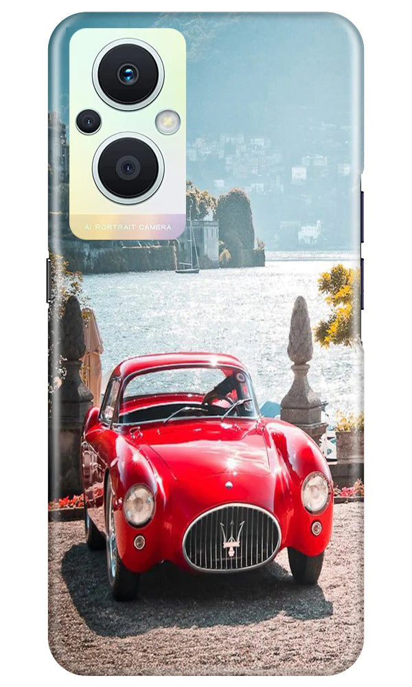 Vintage Car Mobile Back Case for Oppo F21 Pro 5G (Design - 51) Vintage Car Case for Oppo F21 Pro 5G