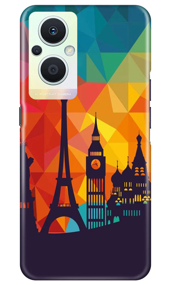 Eiffel Tower2 Mobile Back Case for Oppo F21 Pro 5G (Design - 91) Eiffel Tower2 Case for Oppo F21 Pro 5G