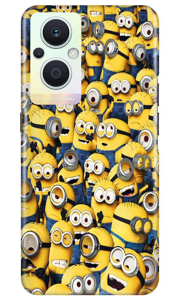 Minions Mobile Back Case for Oppo F21 Pro 5G (Design - 126) Minions Case for Oppo F21 Pro 5G (Design - 126)
