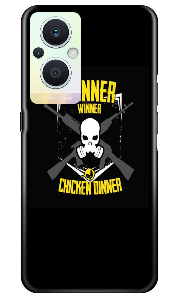 Winner Winner Chicken Dinner Mobile Back Case for Oppo F21 Pro 5G (Design - 147) Winner Winner Chicken Dinner Case for Oppo F21 Pro 5G (Design - 147)