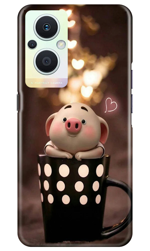 Cute Bunny Mobile Back Case for Oppo F21 Pro 5G (Design - 182) Cute Bunny Case for Oppo F21 Pro 5G (Design No. 182)