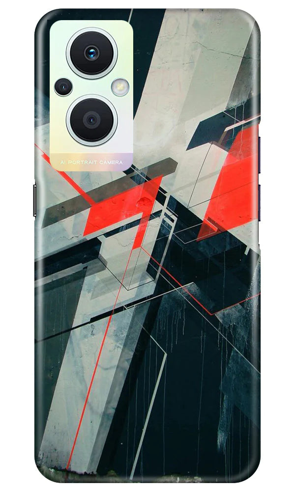 Modern Art Mobile Back Case for Oppo F21 Pro 5G (Design - 200) Modern Art Case for Oppo F21 Pro 5G (Design No. 200)