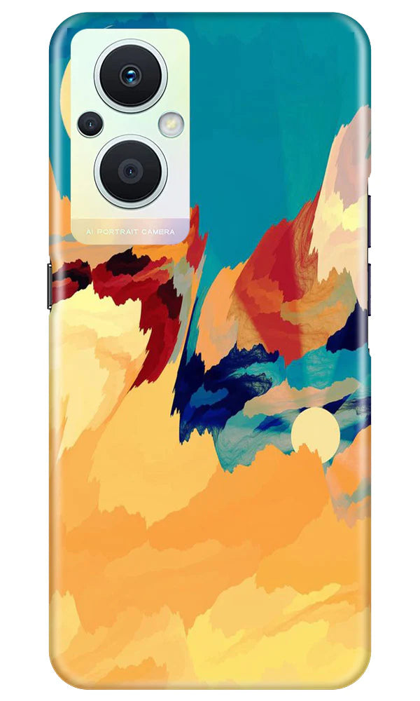 Modern Art Mobile Back Case for Oppo F21 Pro 5G (Design - 205) Modern Art Case for Oppo F21 Pro 5G (Design No. 205)