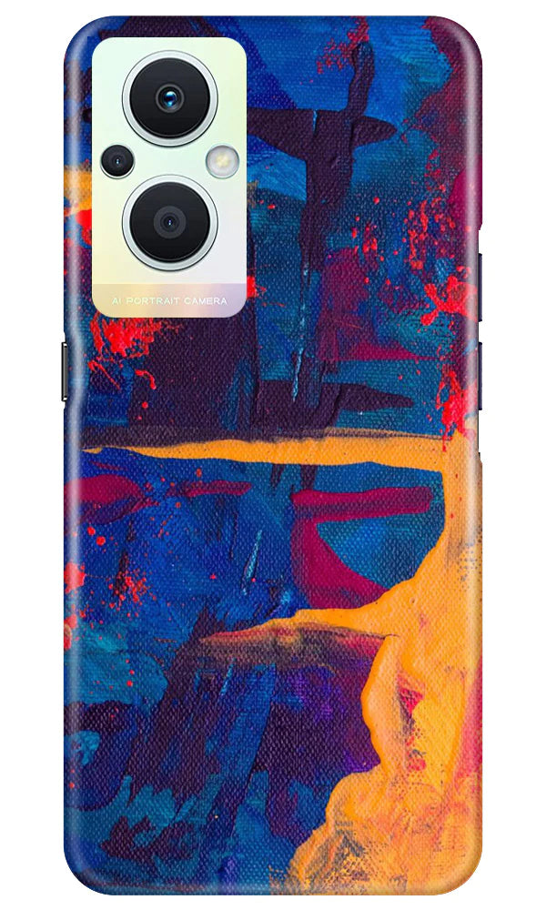 Modern Art Mobile Back Case for Oppo F21 Pro 5G (Design - 207) Modern Art Case for Oppo F21 Pro 5G (Design No. 207)