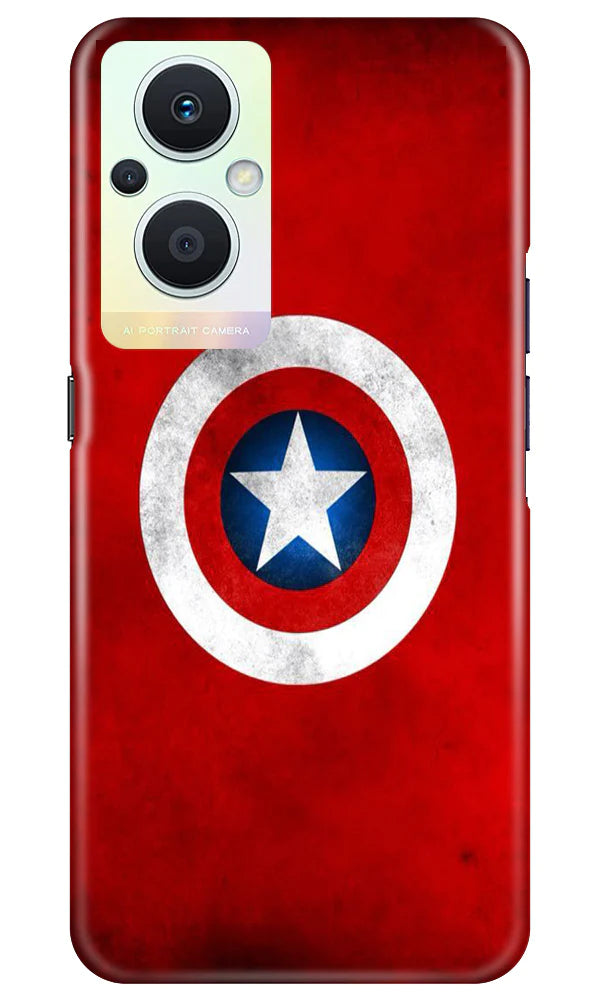 Captain America Mobile Back Case for Oppo F21 Pro 5G (Design - 249) Captain America Case for Oppo F21 Pro 5G (Design No. 218)