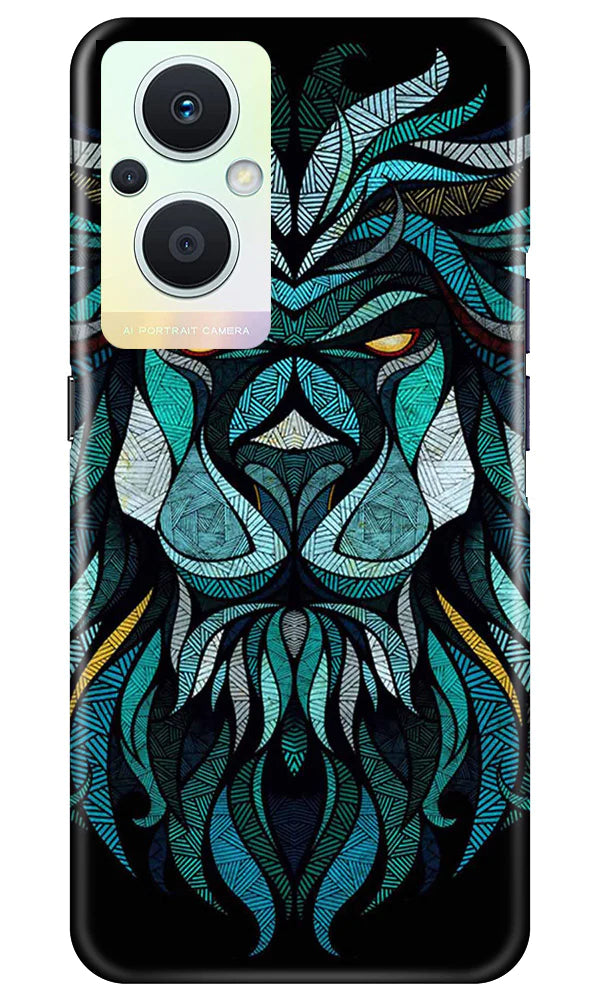 Lion Mobile Back Case for Oppo F21 Pro 5G (Design - 276) Lion Mobile Back Case for Oppo F21 Pro 5G (Design - 276)