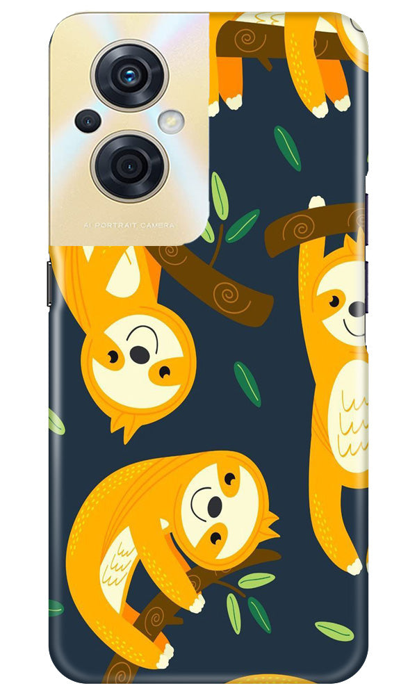 Racoon Pattern Mobile Back Case for Oppo F21s Pro 5G (Design - 2) Racoon Pattern Case for Oppo F21s Pro 5G