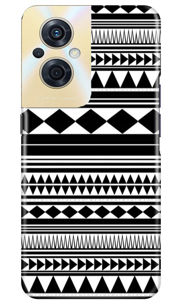 Black white Pattern Mobile Back Case for Oppo F21s Pro 5G (Design - 5) Black white Pattern Case for Oppo F21s Pro 5G