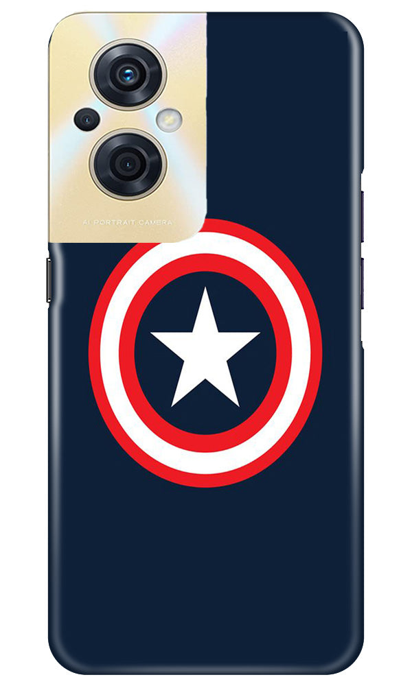 Captain America Mobile Back Case for Oppo F21s Pro 5G (Design - 42) Captain America Case for Oppo F21s Pro 5G