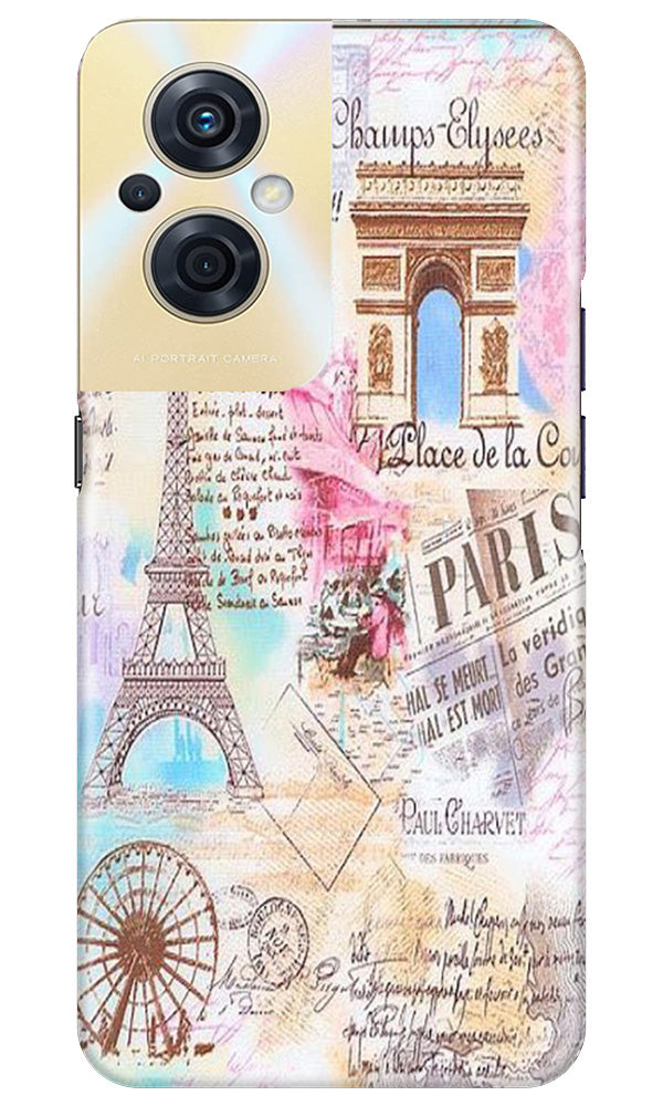 Paris Eiftel Tower Mobile Back Case for Oppo F21s Pro 5G (Design - 54) Paris Eiftel Tower Case for Oppo F21s Pro 5G