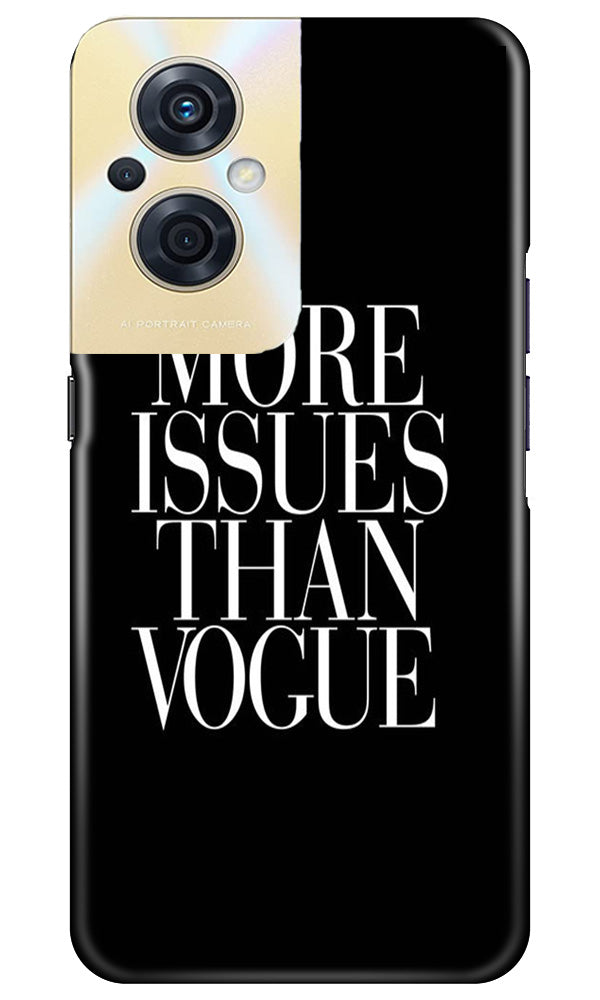 More Issues than Vague Mobile Back Case for Oppo F21s Pro 5G (Design - 74) More Issues than Vague Case for Oppo F21s Pro 5G