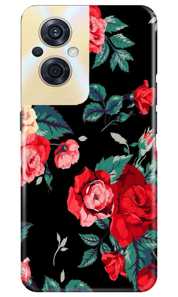 Red Rose2 Mobile Back Case for Oppo F21s Pro 5G (Design - 81) Red Rose2 Case for Oppo F21s Pro 5G