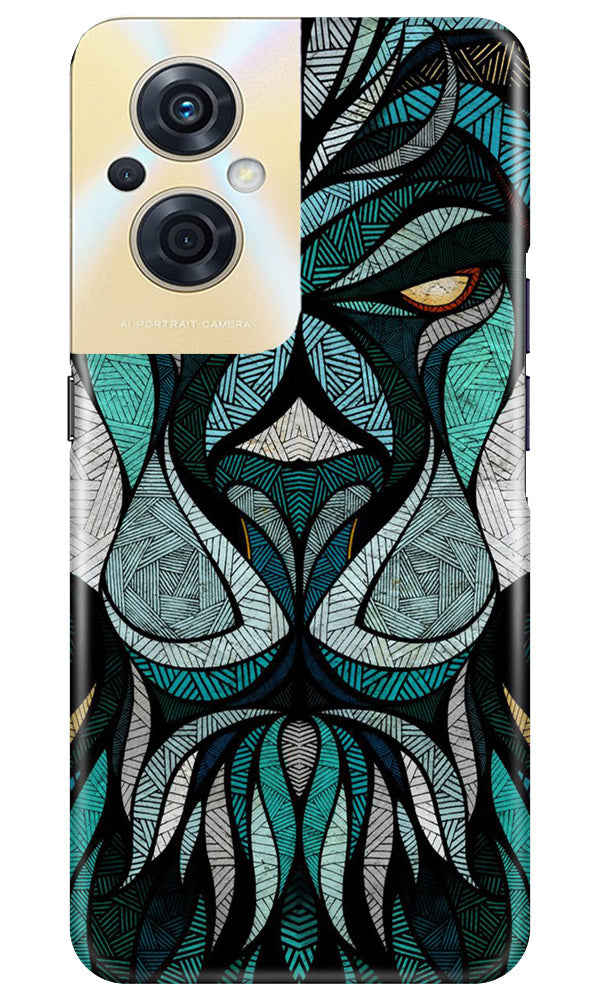 Lion Mobile Back Case for Oppo F21s Pro 5G (Design - 97) Lion Case for Oppo F21s Pro 5G