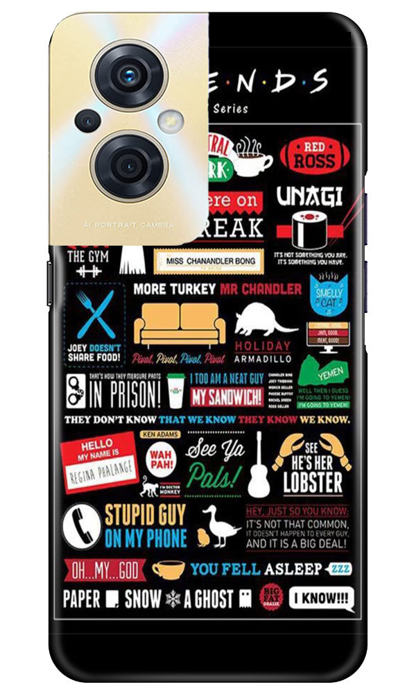 Friends Mobile Back Case for Oppo F21s Pro 5G (Design - 145) Friends Case for Oppo F21s Pro 5G (Design - 145)