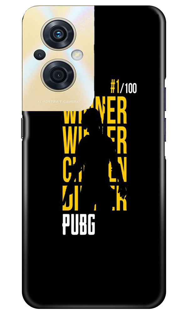 Pubg Winner Winner Mobile Back Case for Oppo F21s Pro 5G (Design - 146) Pubg Winner Winner Case for Oppo F21s Pro 5G (Design - 146)