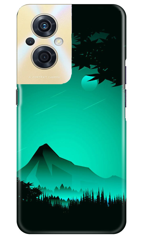 Moon Mountain Mobile Back Case for Oppo F21s Pro 5G (Design - 173) Moon Mountain Case for Oppo F21s Pro 5G (Design - 173)