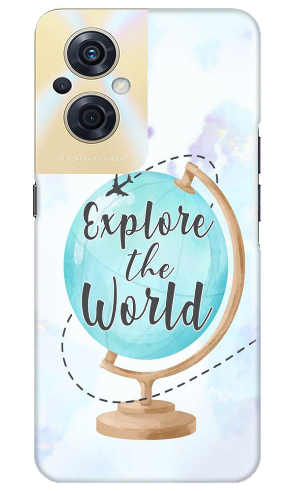 Explore the World Mobile Back Case for Oppo F21s Pro 5G (Design - 176) Explore the World Case for Oppo F21s Pro 5G (Design No. 176)