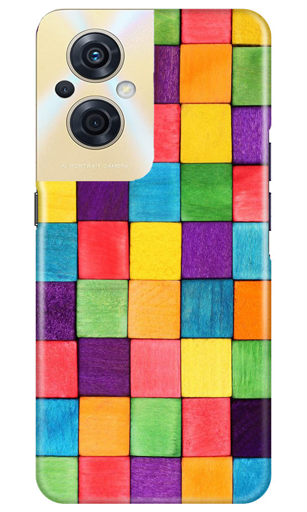 Colorful Square Mobile Back Case for Oppo F21s Pro 5G (Design - 187) Colorful Square Case for Oppo F21s Pro 5G (Design No. 187)