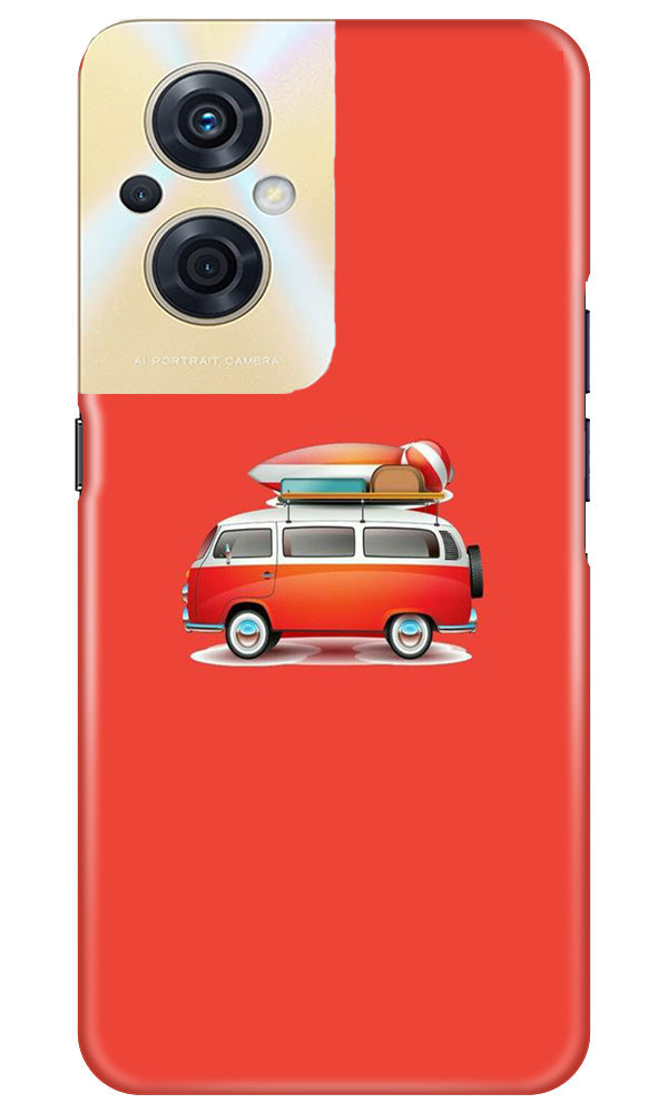 Travel Bus Mobile Back Case for Oppo F21s Pro 5G (Design - 227) Travel Bus Case for Oppo F21s Pro 5G (Design No. 227)