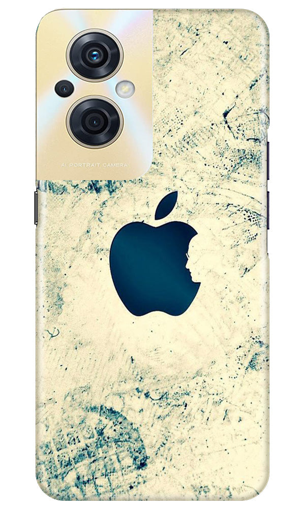 Apple Logo Mobile Back Case for Oppo F21s Pro 5G (Design - 251) Apple Logo Case for Oppo F21s Pro 5G (Design No. 251)