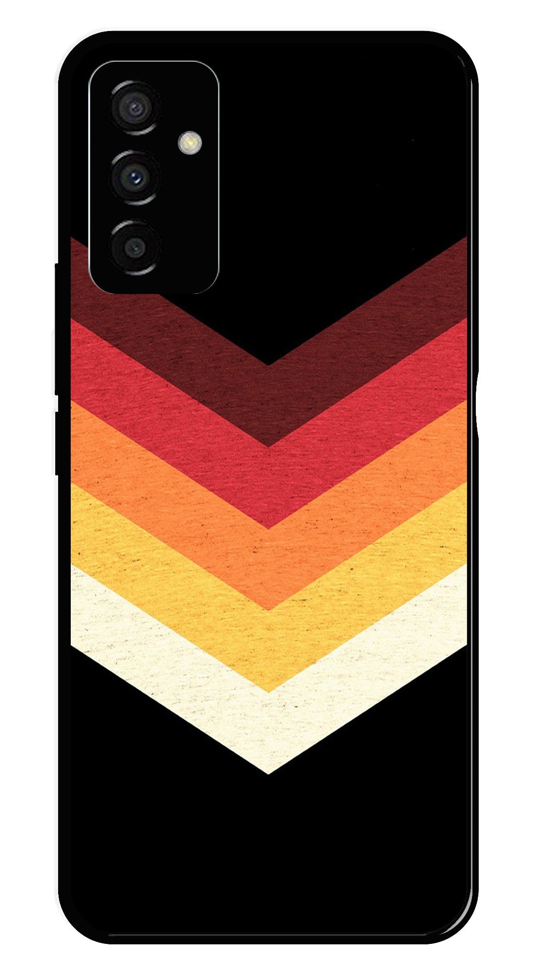 MultiColor Arrow Metal Mobile Case for Samsung Galaxy M23 MultiColor Arrow Metal Mobile Case for Samsung Galaxy M23 (Design No -04)