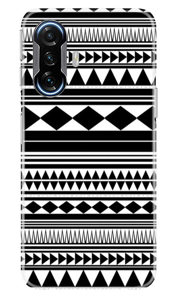 Black white Pattern Mobile Back Case for Poco F3 GT 5G (Design - 5) Black white Pattern Case for Poco F3 GT 5G