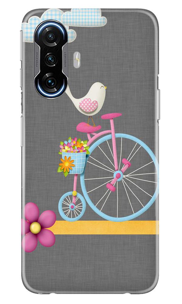 Sparron with cycle Mobile Back Case for Poco F3 GT 5G (Design - 34) Sparron with cycle Case for Poco F3 GT 5G