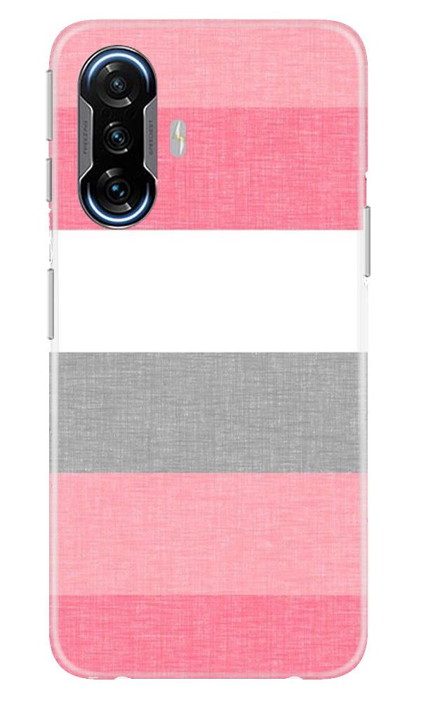 Pink white pattern Mobile Back Case for Poco F3 GT 5G (Design - 55) Pink white pattern Case for Poco F3 GT 5G