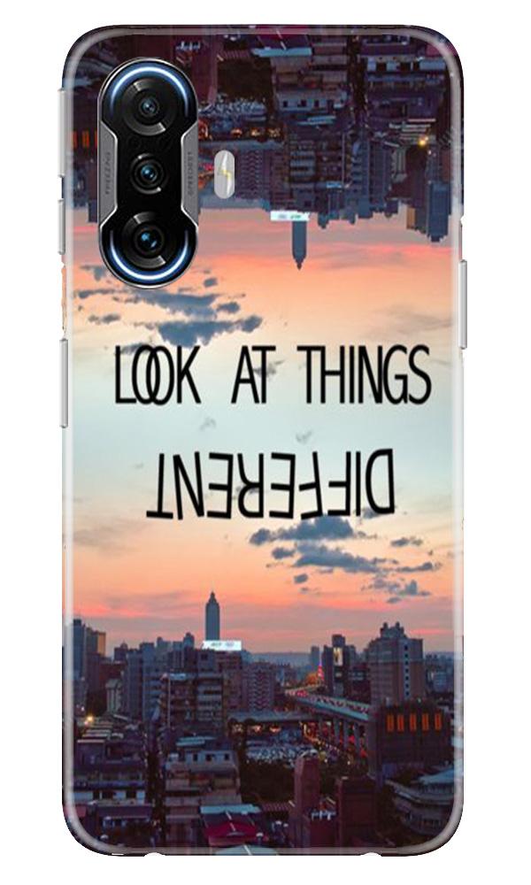 Look at things different Mobile Back Case for Poco F3 GT 5G (Design - 99) Look at things different Case for Poco F3 GT 5G